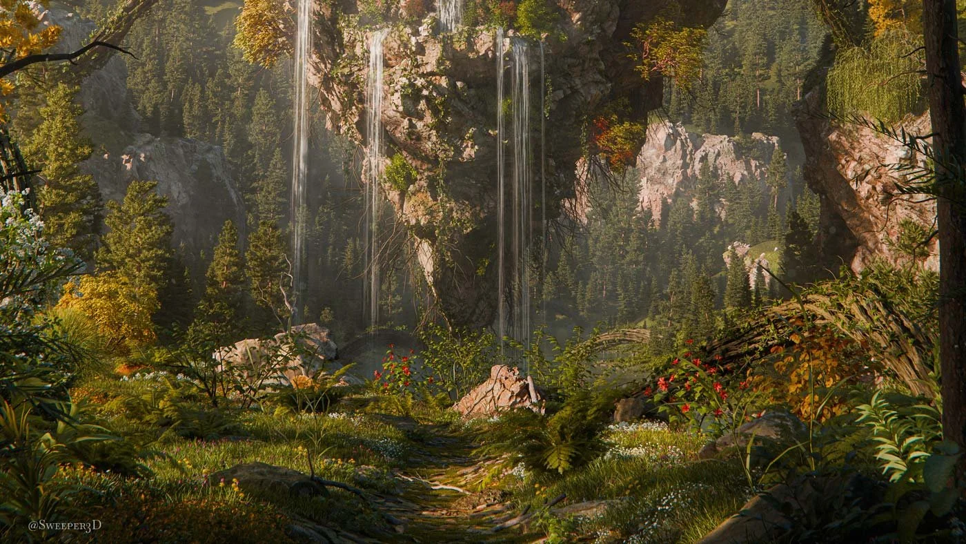 Creating a Detailed Foreground for Aetherhold