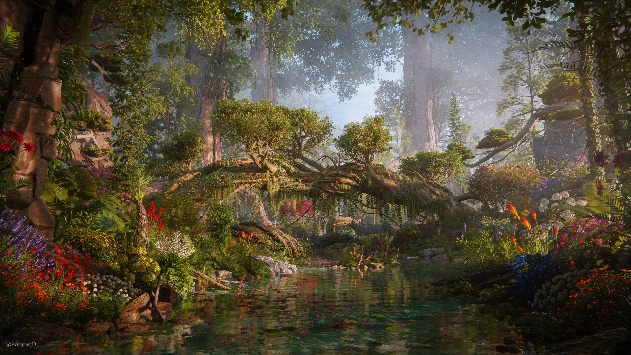 Arborea 1.3 Render - Process Video, Project File, PSD, and 4K