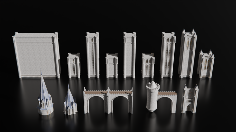 Creating A Castle In Blender Tutorial Preview Sweeper3d