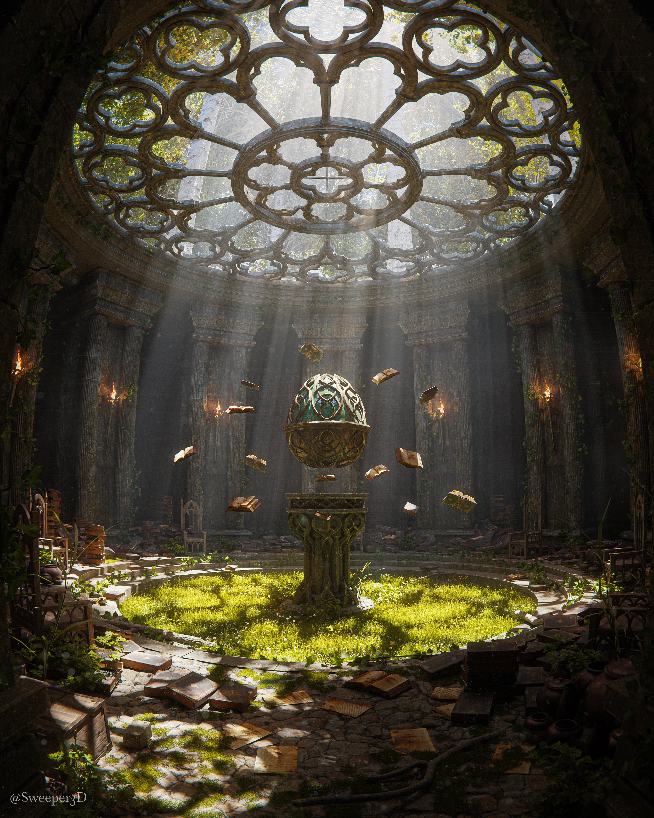 Arcane Sanctum - Wallpapers + 4K