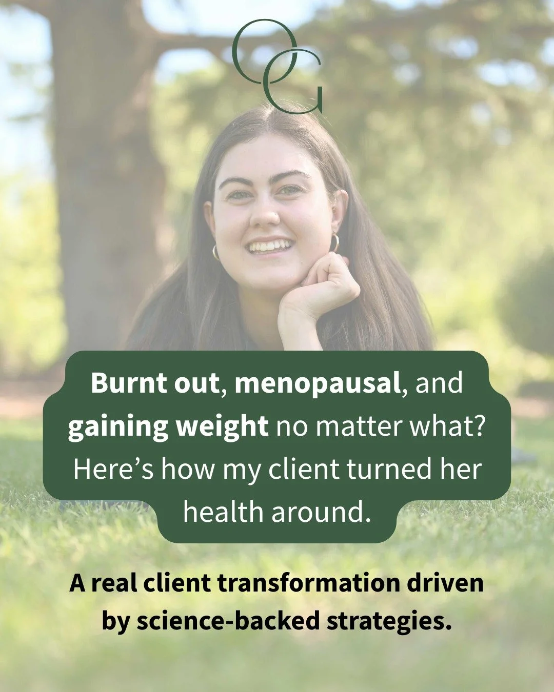 Burnt out, menopausal, and gaining weight no matter what? Here&rsquo;s how my client turned her health around using science-backed nutrition, targeted supplementation, and lifestyle strategies.

She was eating healthy, exercising regularly&hellip; ye