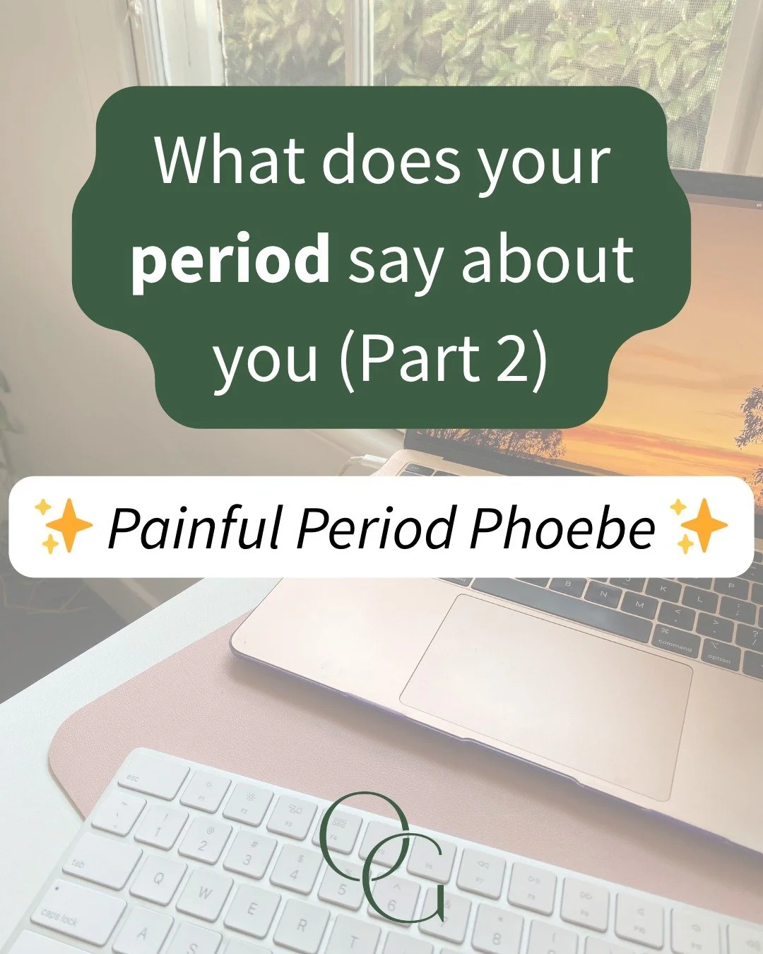 ✨ Period problems series &ndash; part 2 ✨

🌹 Painful Period Phoebe 🌹

Your period is your monthly report card. It helps you see if you&rsquo;re fuelling your body adequately, if environmental toxins are influencing your hormones, or if stress is sh