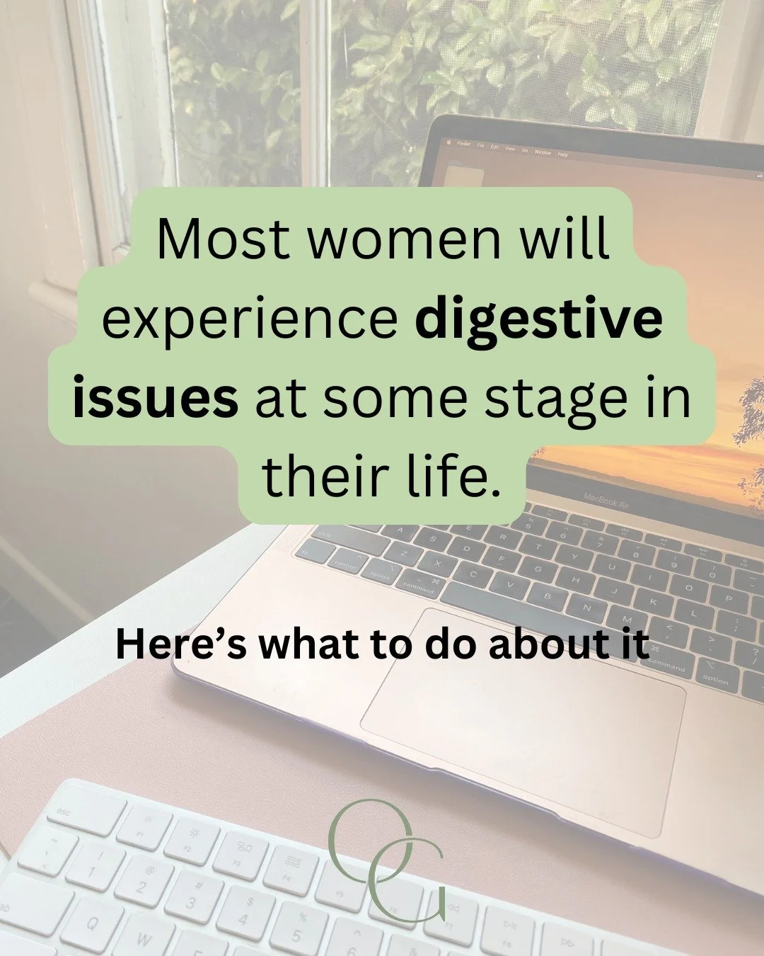Most women will experience digestive issues at some stage in their life.

Constipation, loose stools, bloating, urgency, reflux, gas&hellip; these are some of the most common symptoms my clients bring to me in clinic.

Here&rsquo;s the truth: these a