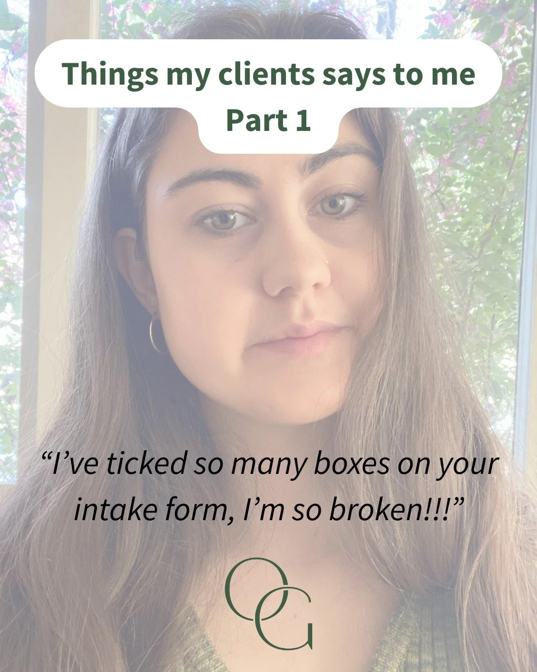 &ldquo;I&rsquo;ve ticked so many boxes&hellip; I&rsquo;m so broken!&rdquo;

I hear this all the time.

You&rsquo;re not broken - your body is communicating.

Most women I see come in with a long list of symptoms that don&rsquo;t seem connected like f