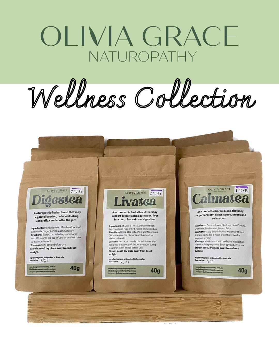 New products now available in clinic!

I&rsquo;m so excited to share that my retail shelf has had a little refresh for the new year. These products have been carefully chosen to support gut health, sleep, stress, pain relief and daily wellness ritual