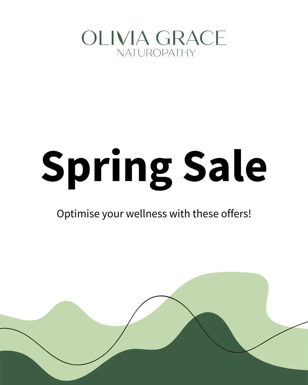 Spring feels like a good time for a reset 🌱

Whether you're already on your wellness journey with me or you're just starting to wonder what's actually going on in your body, I've put together something for spring.

For my current clients 💚 You've a