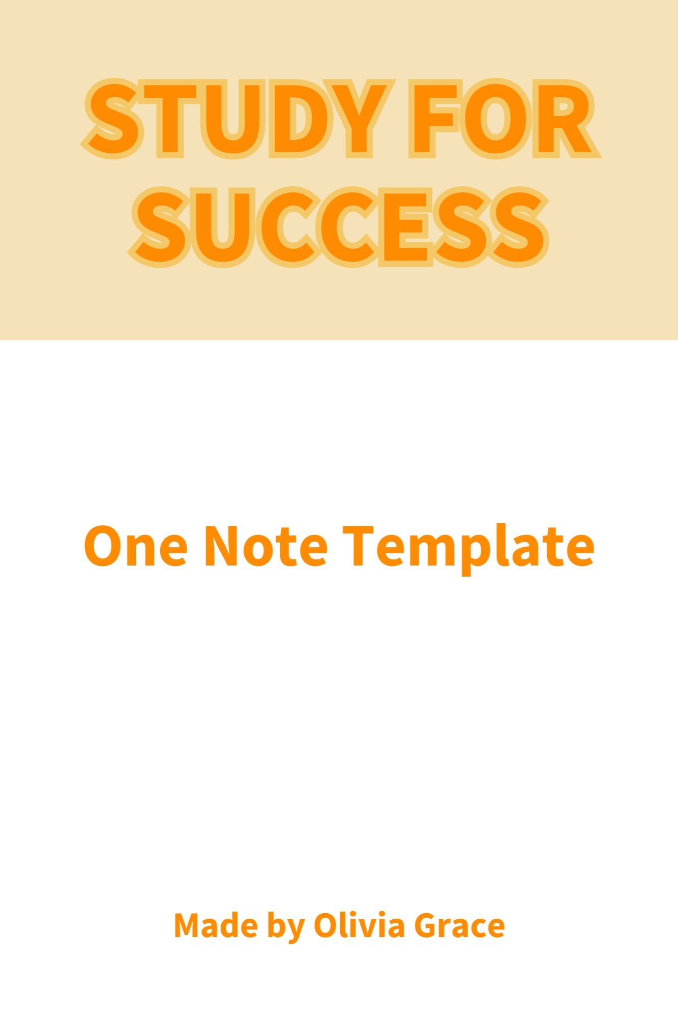 One Note Template for Natural Medicine Students