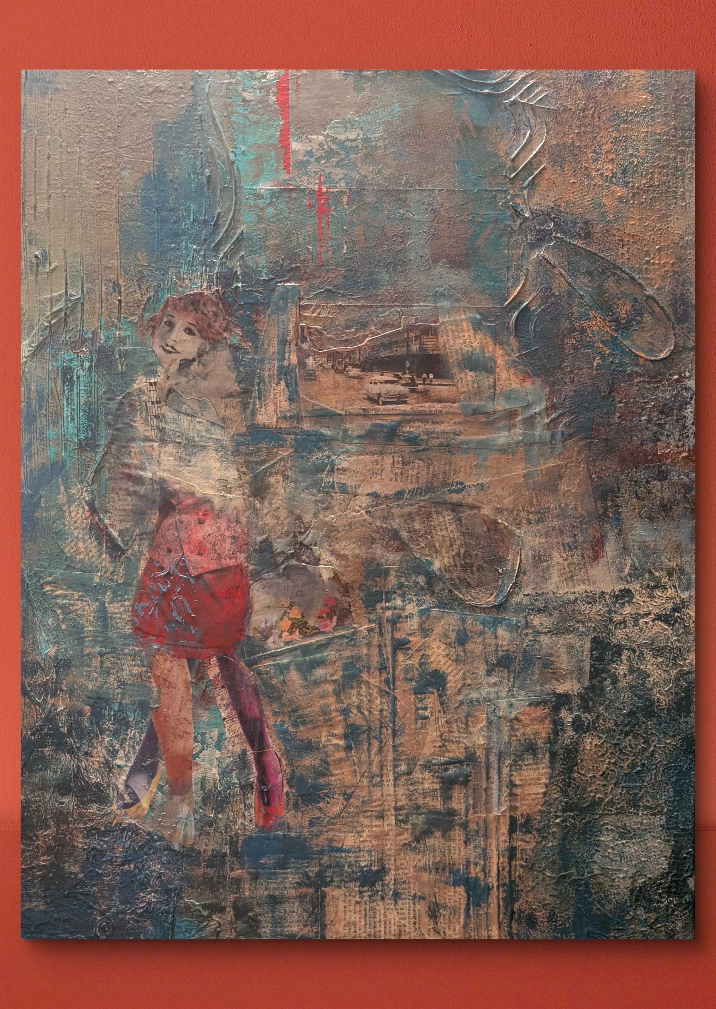 No Looking Back 18x24