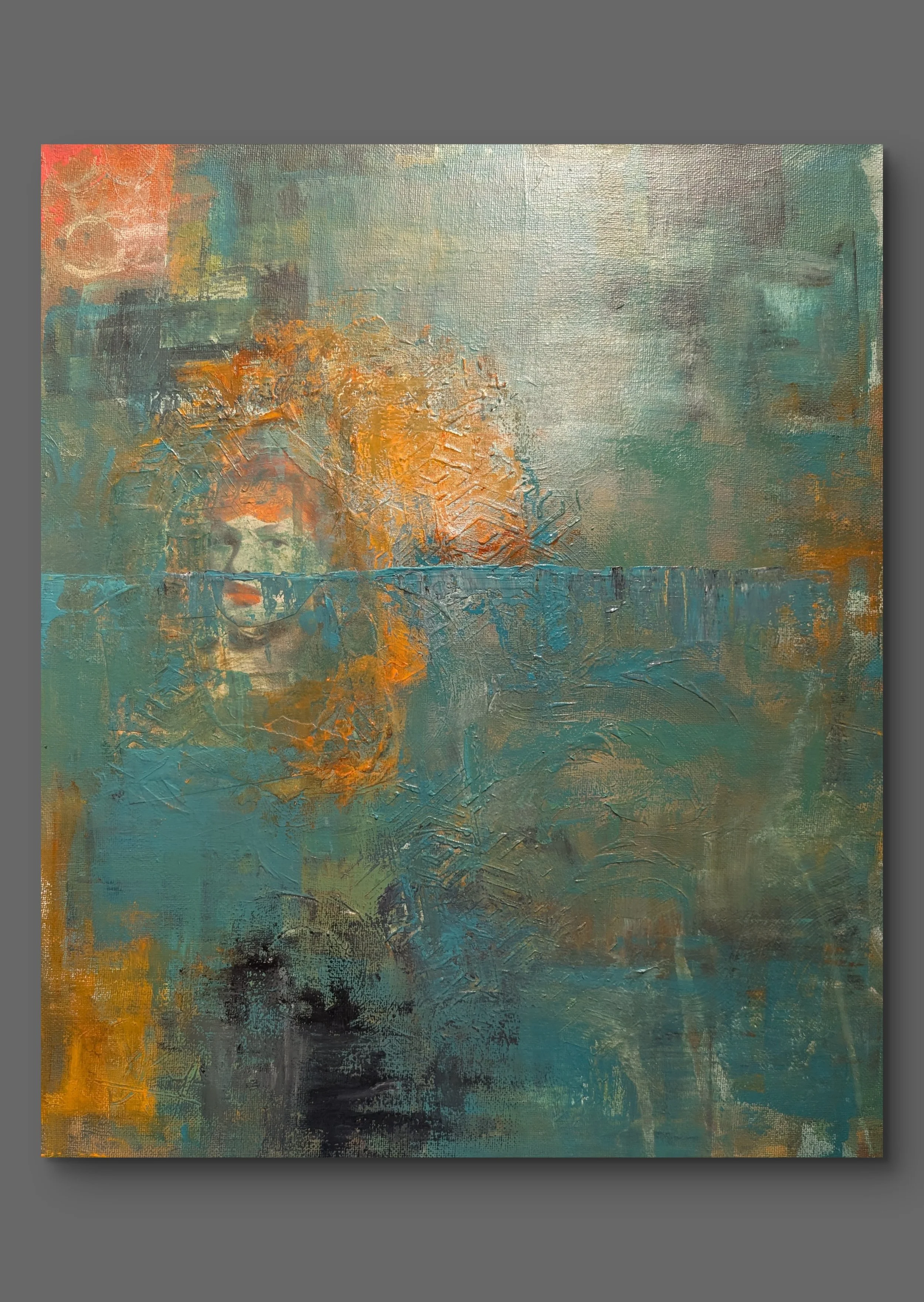 Right Under Her Nose 16x20 Canvas