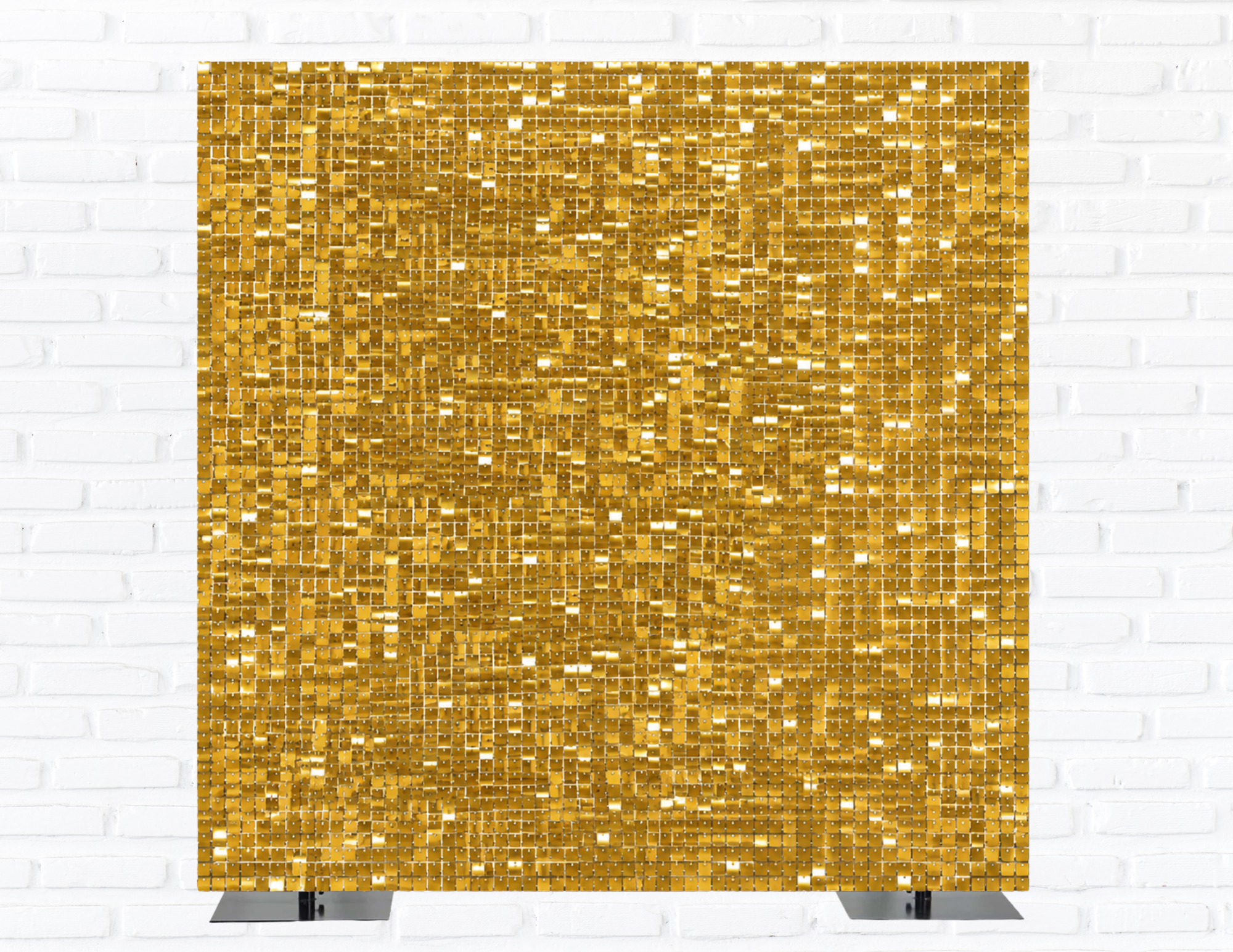 Gold Sequin Shimmer Wall
A dazzling 3D gold sequin wall that catches the light from every angle for a bold, glamorous statement. Perfect for weddings, milestone birthdays, red-carpet events, and upscale corporate galas.