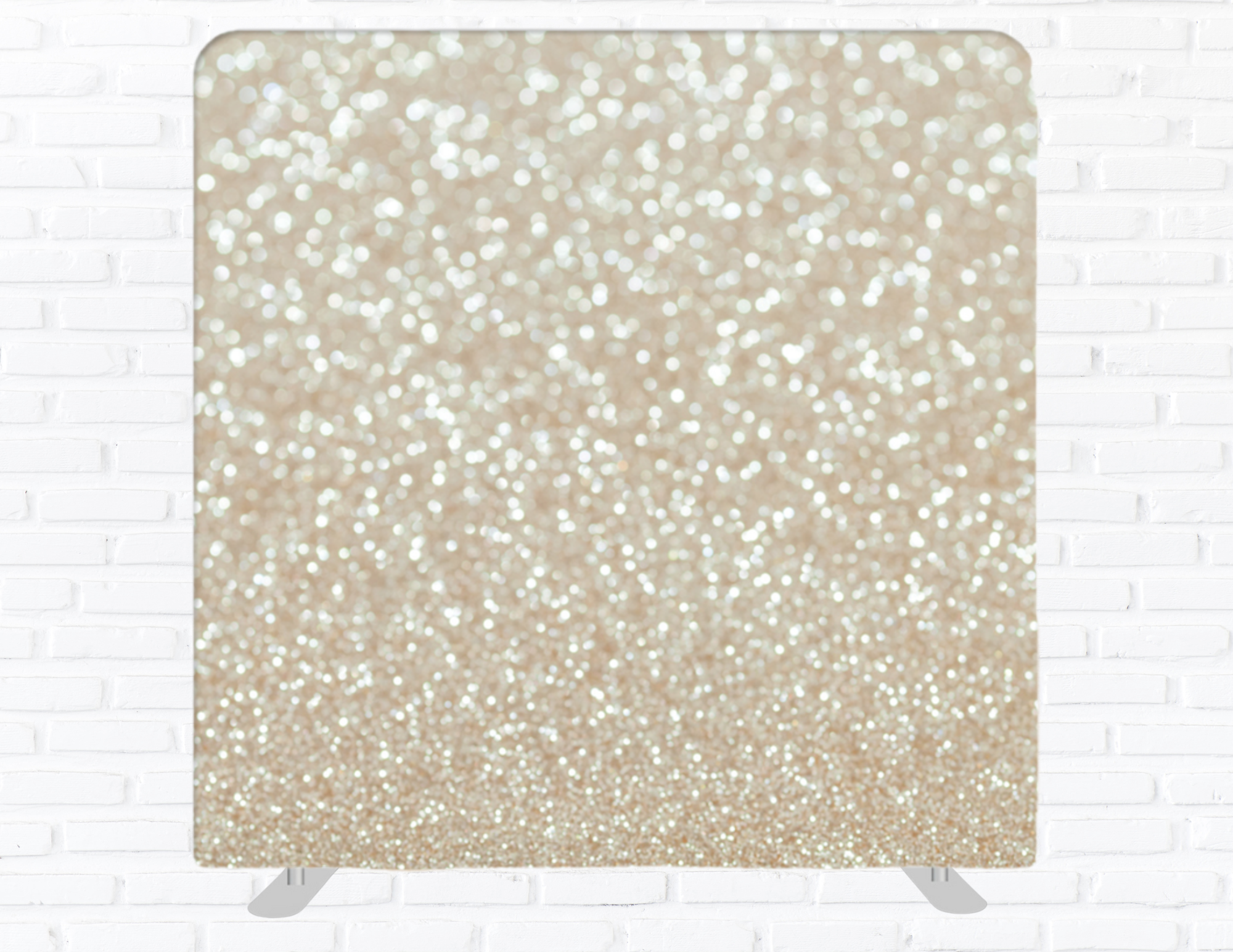 Champagne Glitter Wedding Bridal Photo Booth Backdrop