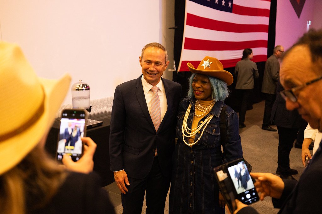 With Premier of Western Australia Roger Cook