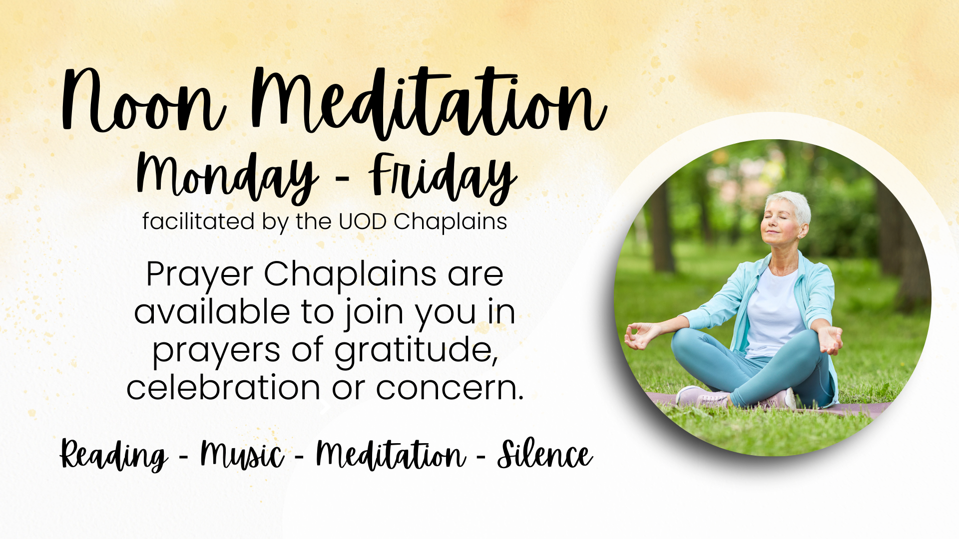 Virtual Midday (Noon) Meditation