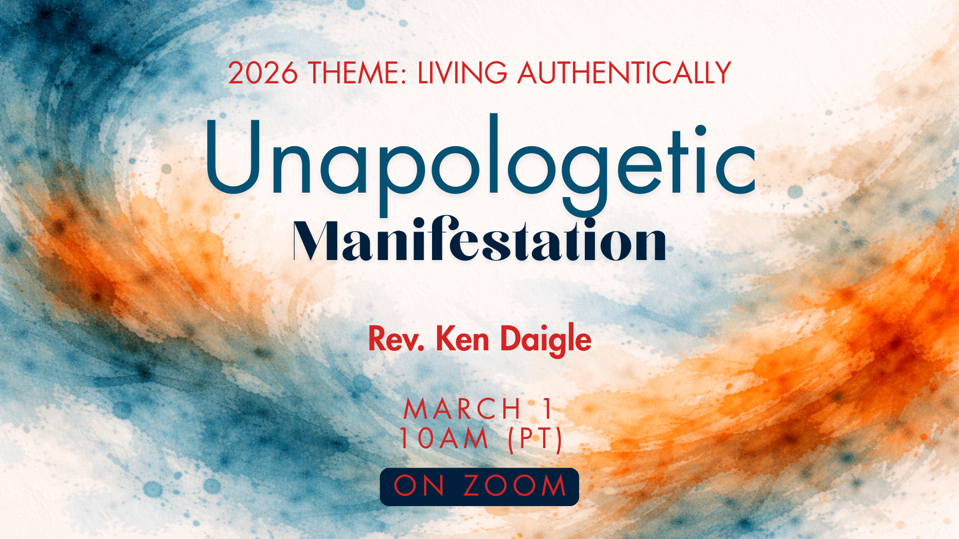 Sunday Gathering | Unapologetic Manifestation with Rev. Ken Daigle