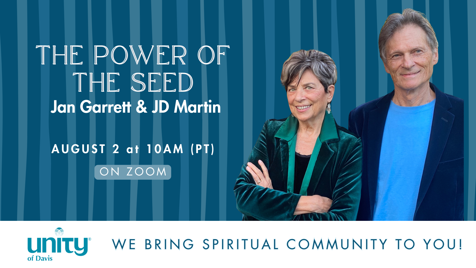 Sunday Gathering | The Power of the Seed | Talk and Music with JD Martin &amp; Jan Garrett