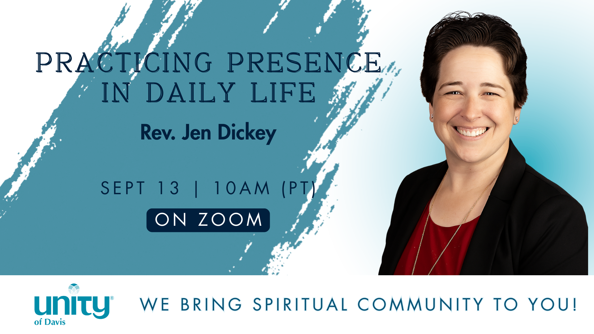 Sunday Gathering | Practicing Presence in Daily Life with Rev. Jen Dickey