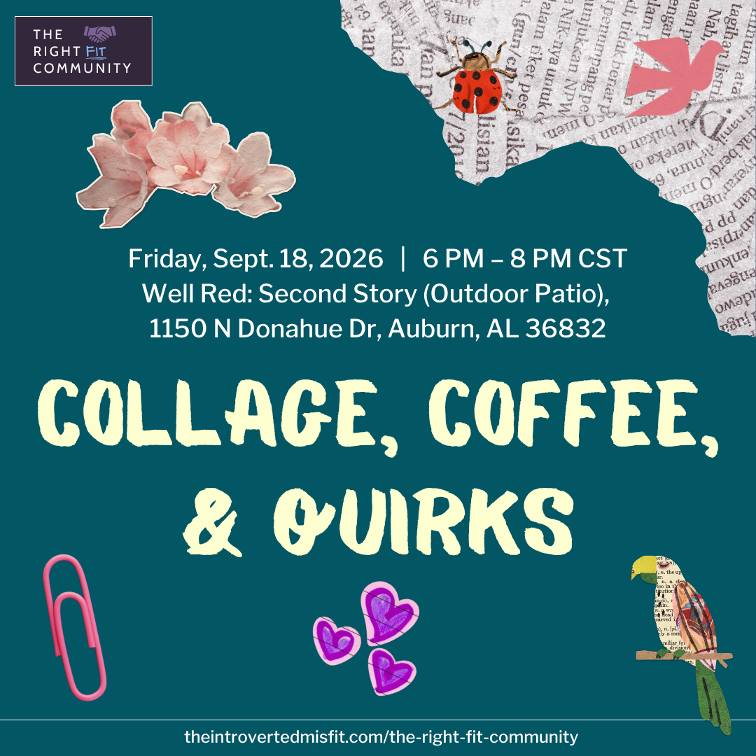 Collage, Coffee, &amp; Quirks @ Well Red