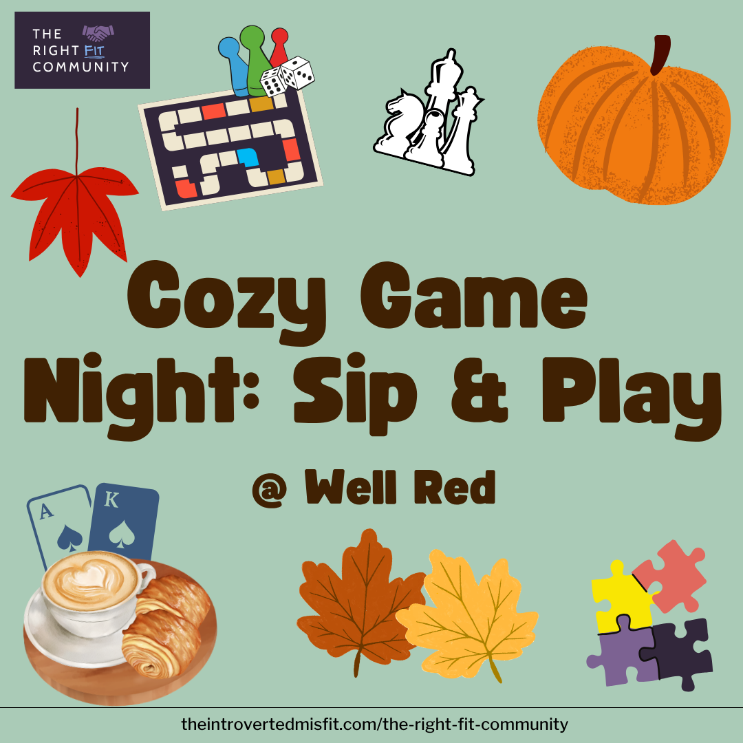 Cozy Game Night: Sip &amp; Play @ Well Red: Second Story