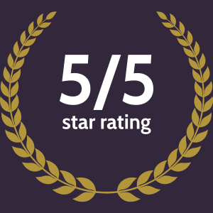 5/5 star rating of my coaching services