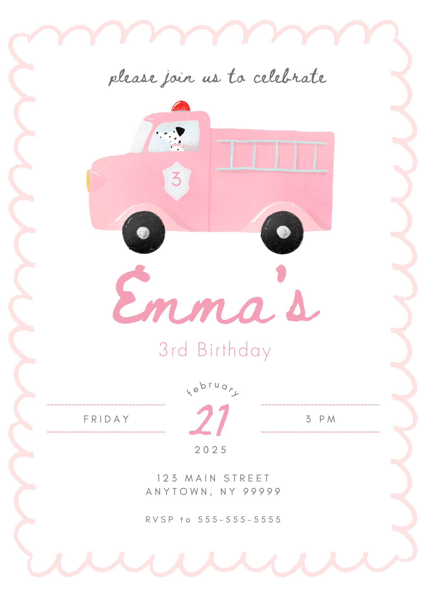 Copy of Pink Fire Truck Birthday Party Invite.png