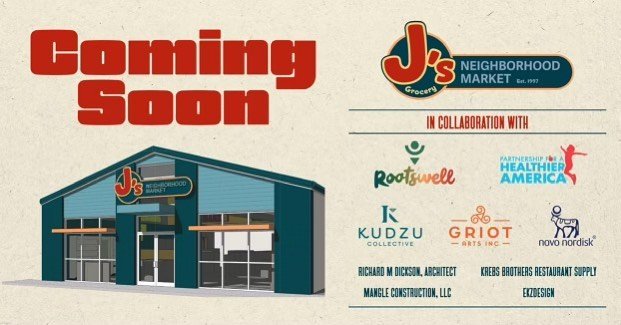 We are excited to announce our partnership with @phanews , @deltarootswell, @kudzocollective.design and @cityofclarksdale as part of Griot&rsquo;s ongoing mission to empower our community! Together, we&rsquo;re revitalizing J&rsquo;s Grocery to offer
