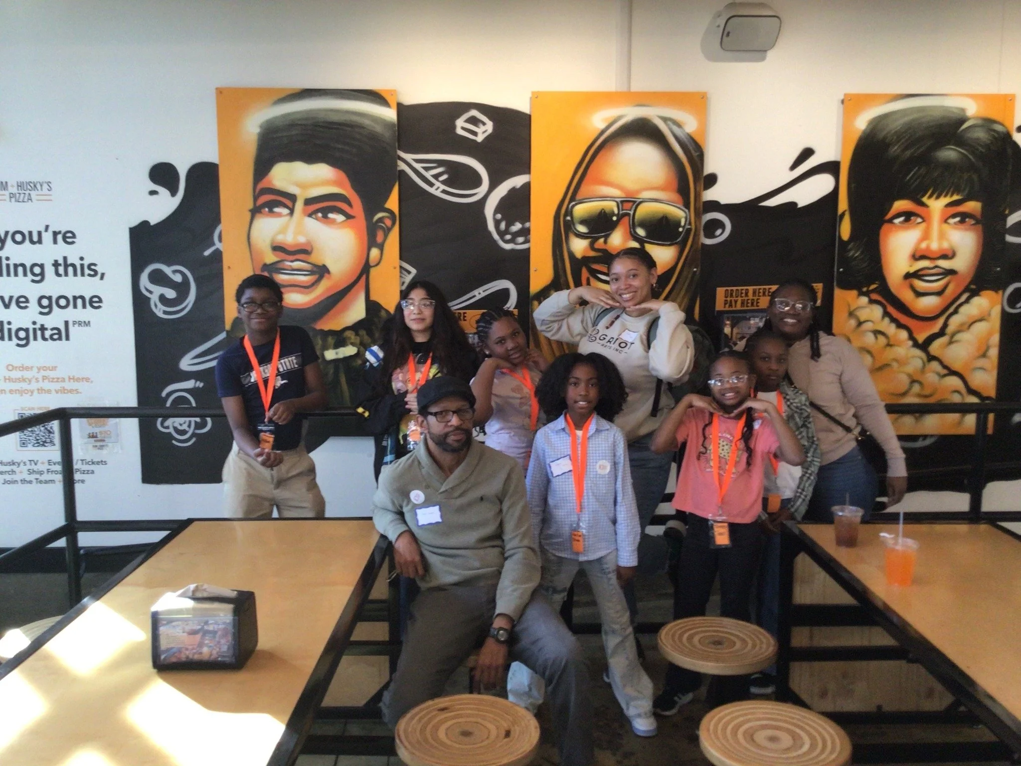 Visual Arts students spent the day exploring the Memphis Brooks Museum of Art, the oldest art museum in Tennessee, first opened in 1916.
During a guided tour, students discovered how rhythm can be seen in visual art through patterns, movement, and re