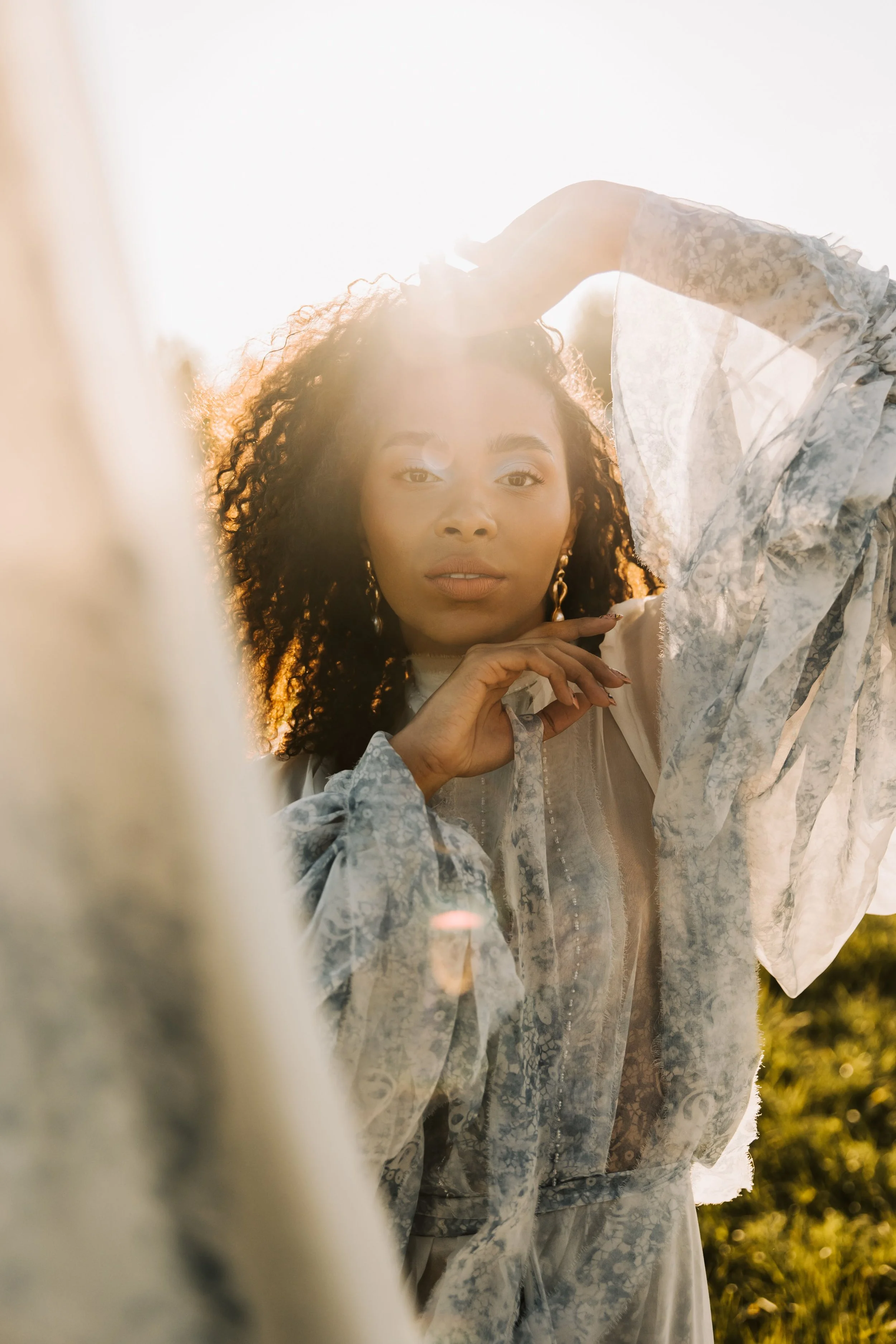 Seeing for the first time.