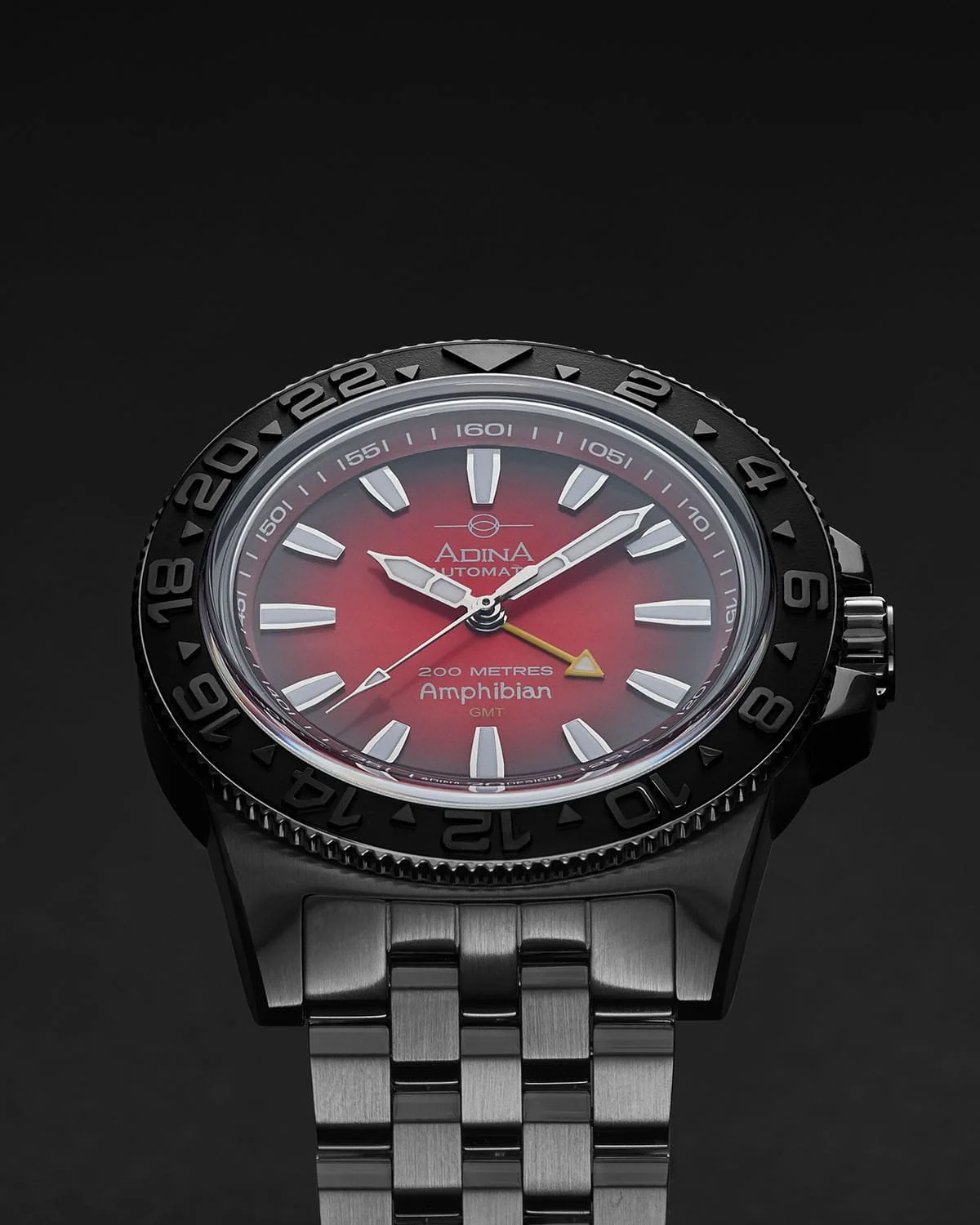A commercial product photograph of a watch by Brisbane based watch maker Adina. Taken by Tom MacDonald for their website and editorial use. 