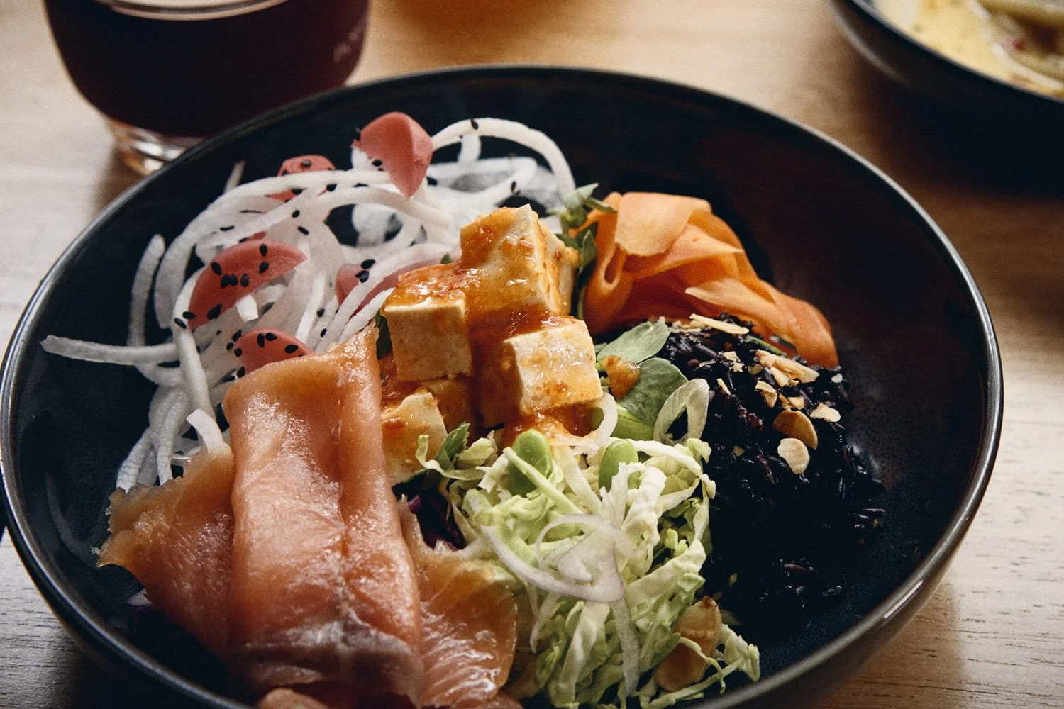 A commercial restaurant photograph of food in a Brisbane business, taken by Commercial food photographer Tom MacDonald of Tom Mac photography.