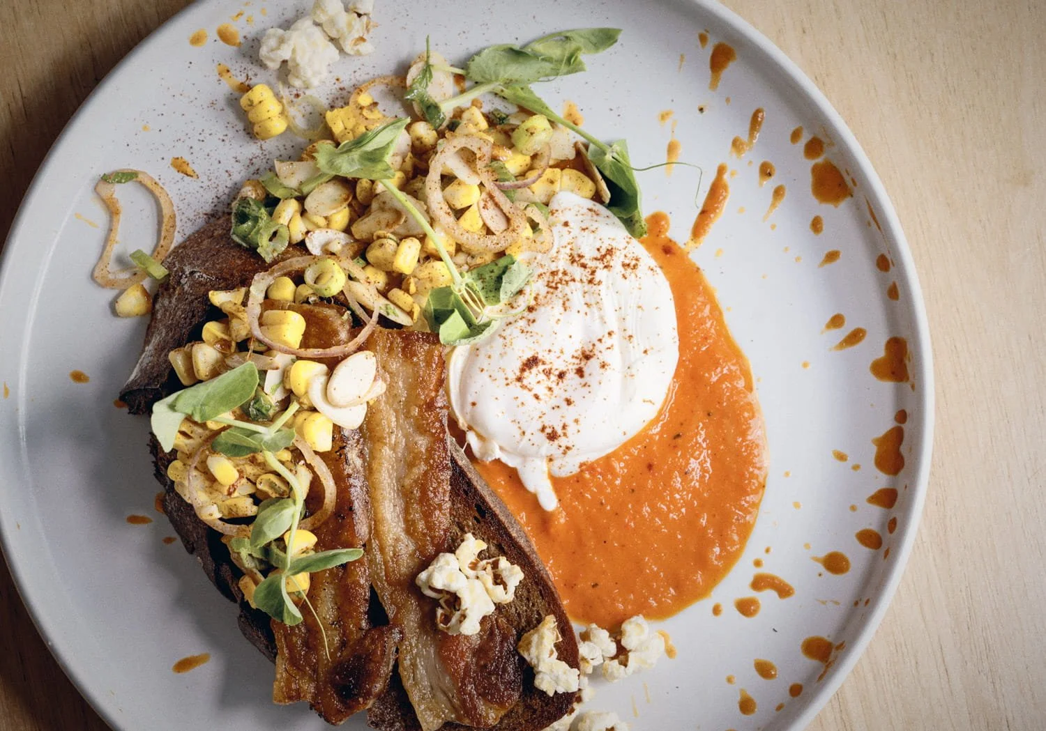A commercial restaurant photograph of mecican food in a Brisbane business, taken by Commercial food photographer Tom MacDonald of Tom Mac photography.