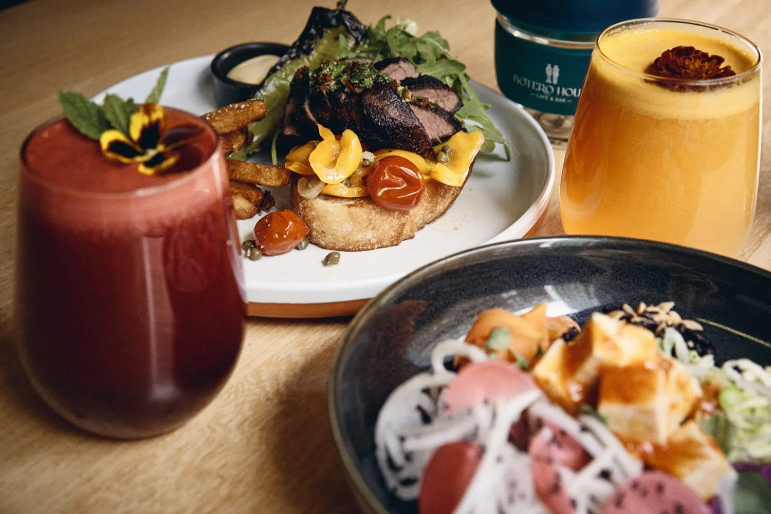 A high end commercial restaurant photograph of food in a brisbane business, taken by Brisbane commercial food photographer Tom MacDonald of Tom Mac photography.