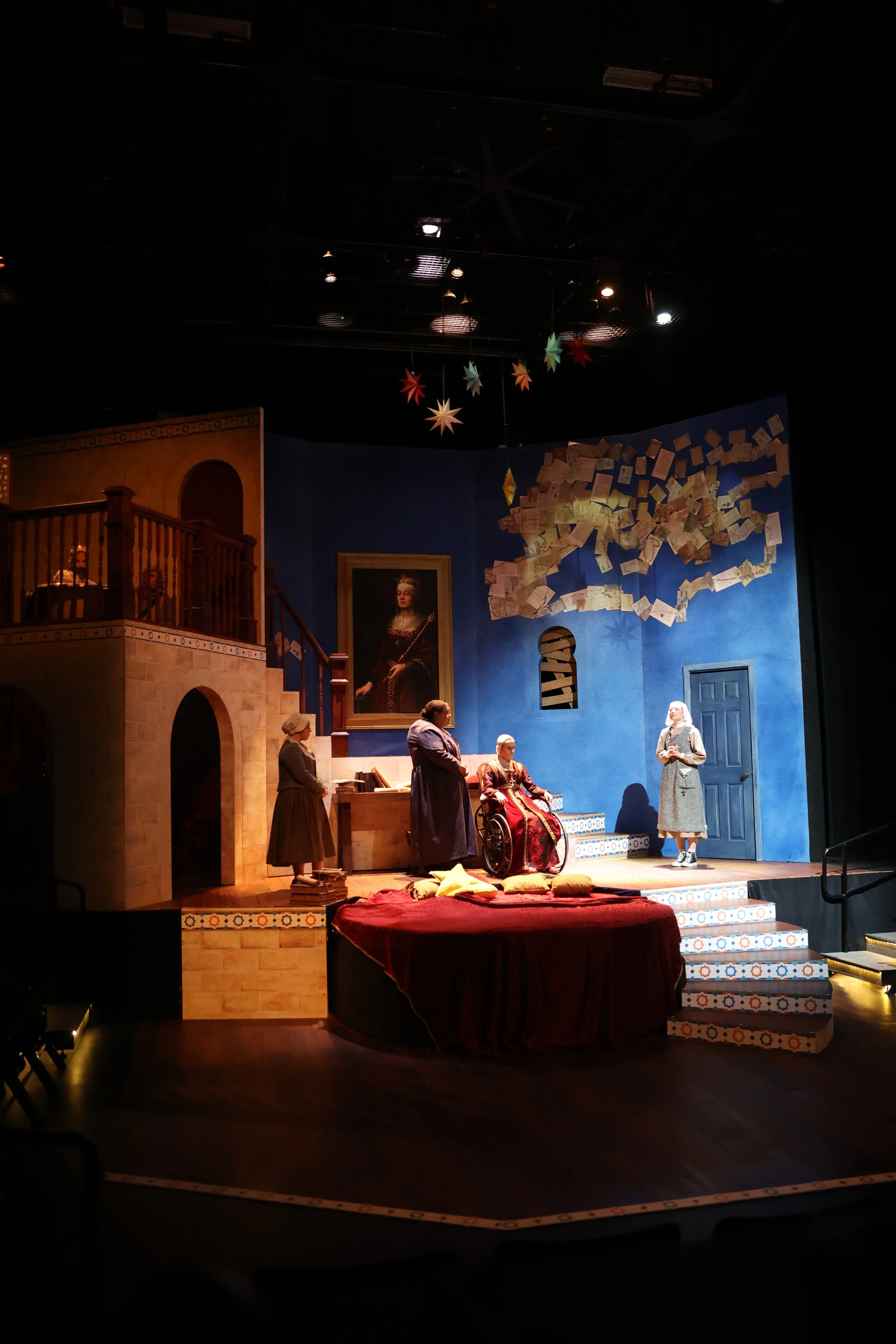 Innocenzia highlighted in a "holy light" 