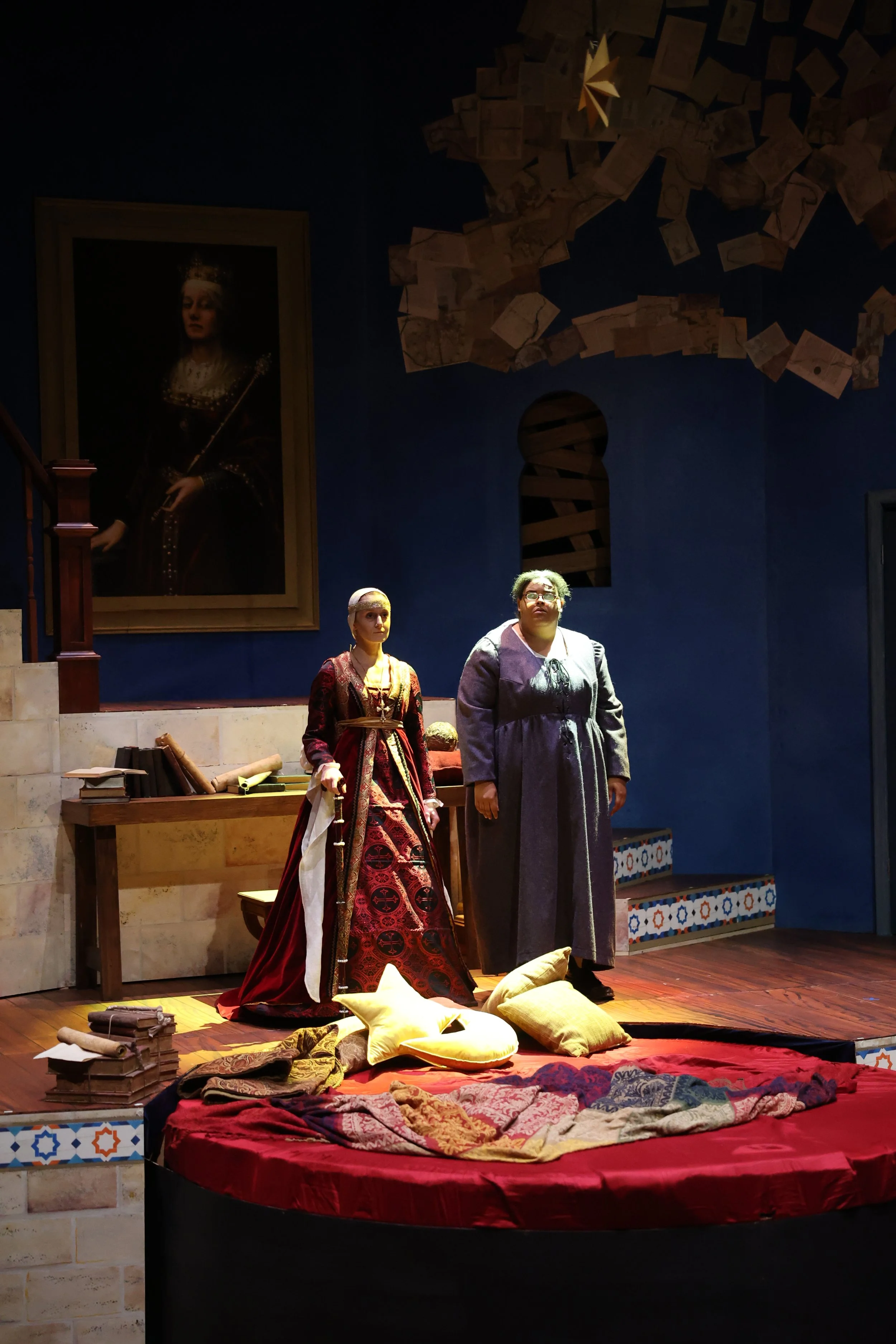 Maxima and Isabella listen to the voice of God