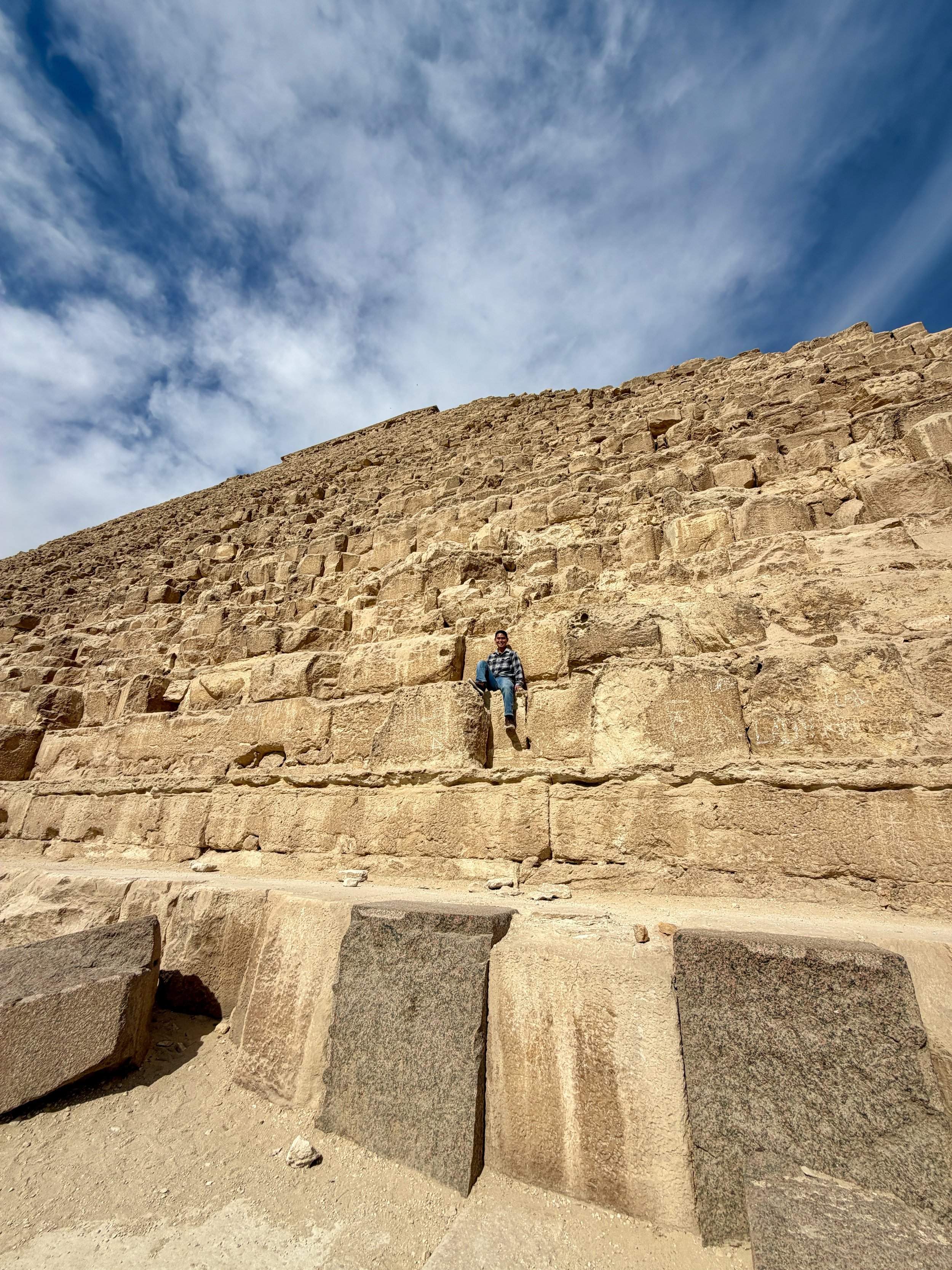 Chad on the Great Pyramid of Giza