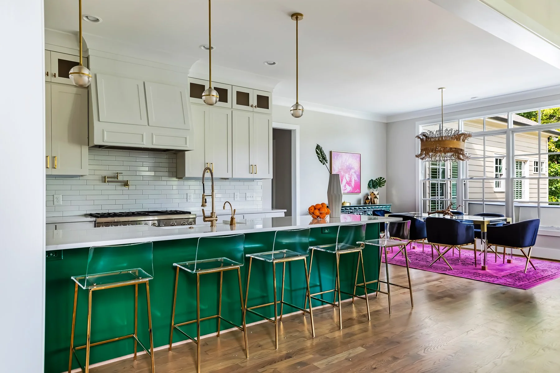 HILLSBOROUGH HOME GALLERY: Interior Design By Michelle Palmer Murphy of DEMI RYAN / Image by Catherine Nguyen Photography