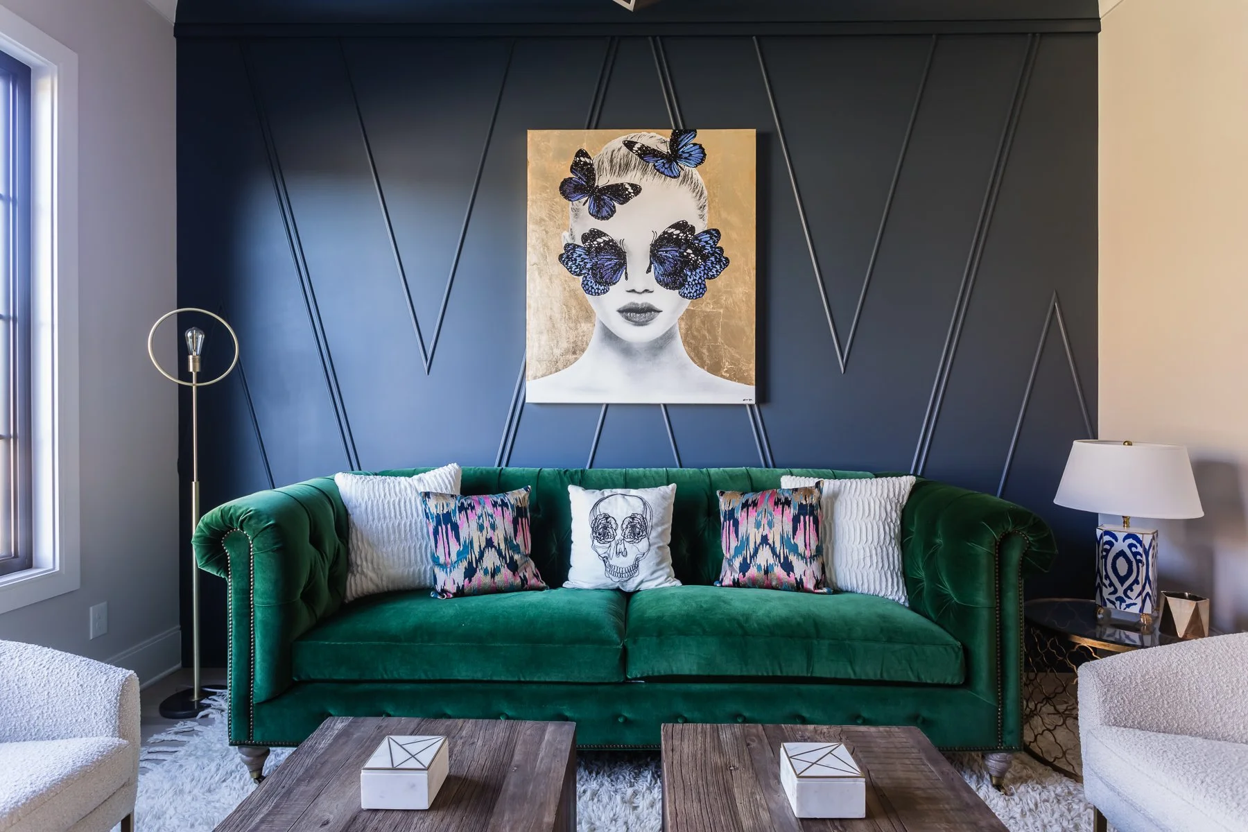 HILLSBOROUGH HOME GALLERY: Interior Design By Michelle Palmer Murphy of DEMI RYAN / Image by Catherine Nguyen Photography