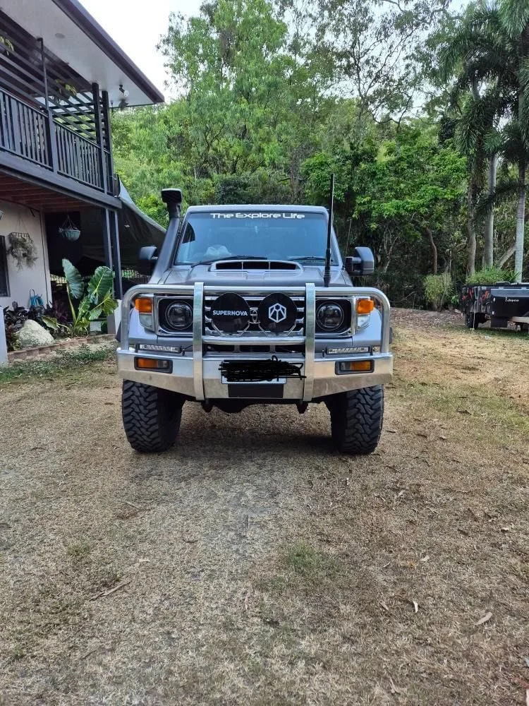 Toyota Landcruiser 75, 79 Series Bonnet Scoop