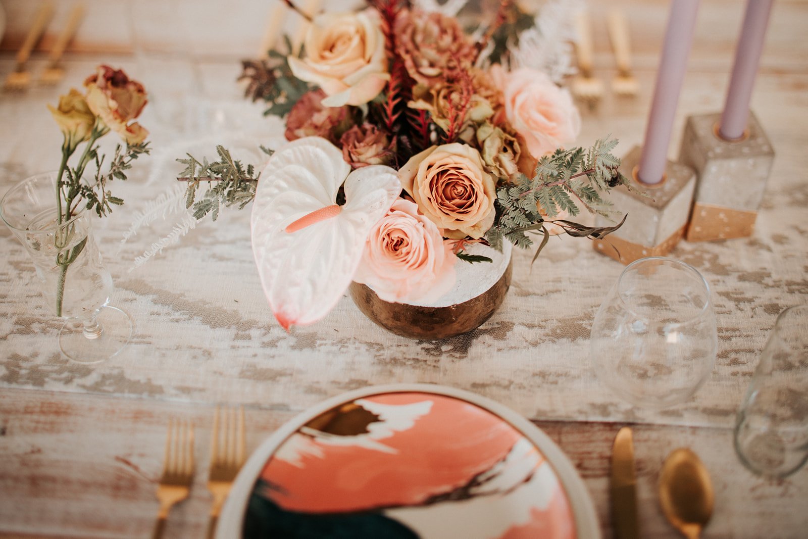 Two brides eloping in Joshua Tree
