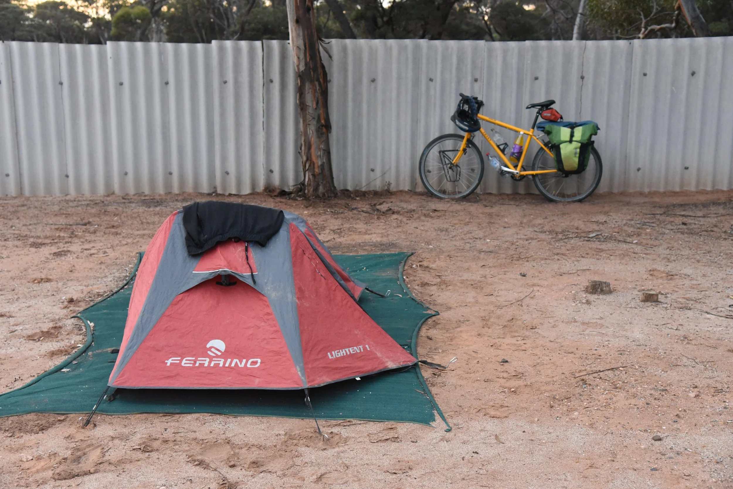 Campsite in Norseman