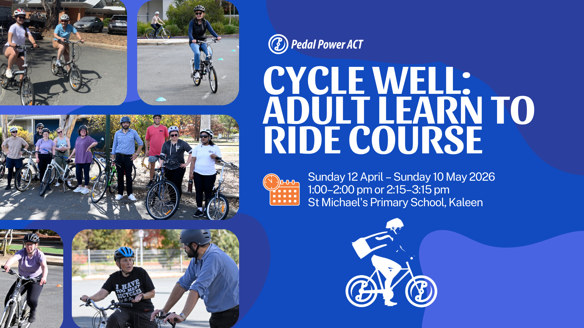 Cycle Well: Adult Learn to Ride Course - April &amp; May 2026 