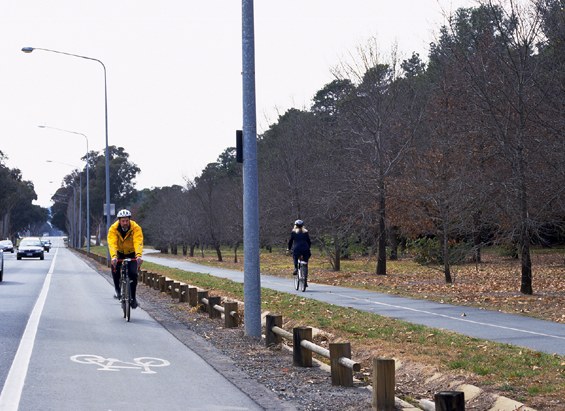 Canberra’s winter riders are showing us what is possible