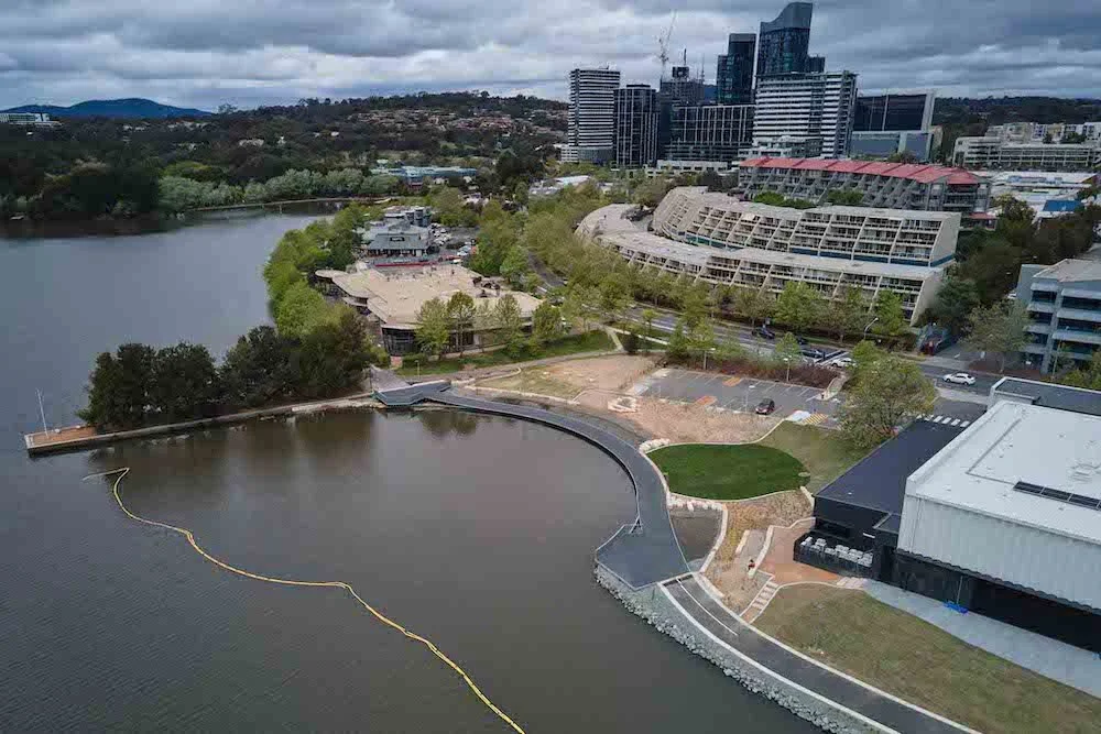 Emu Inlet is getting a water play area. How will the path work for everyone?