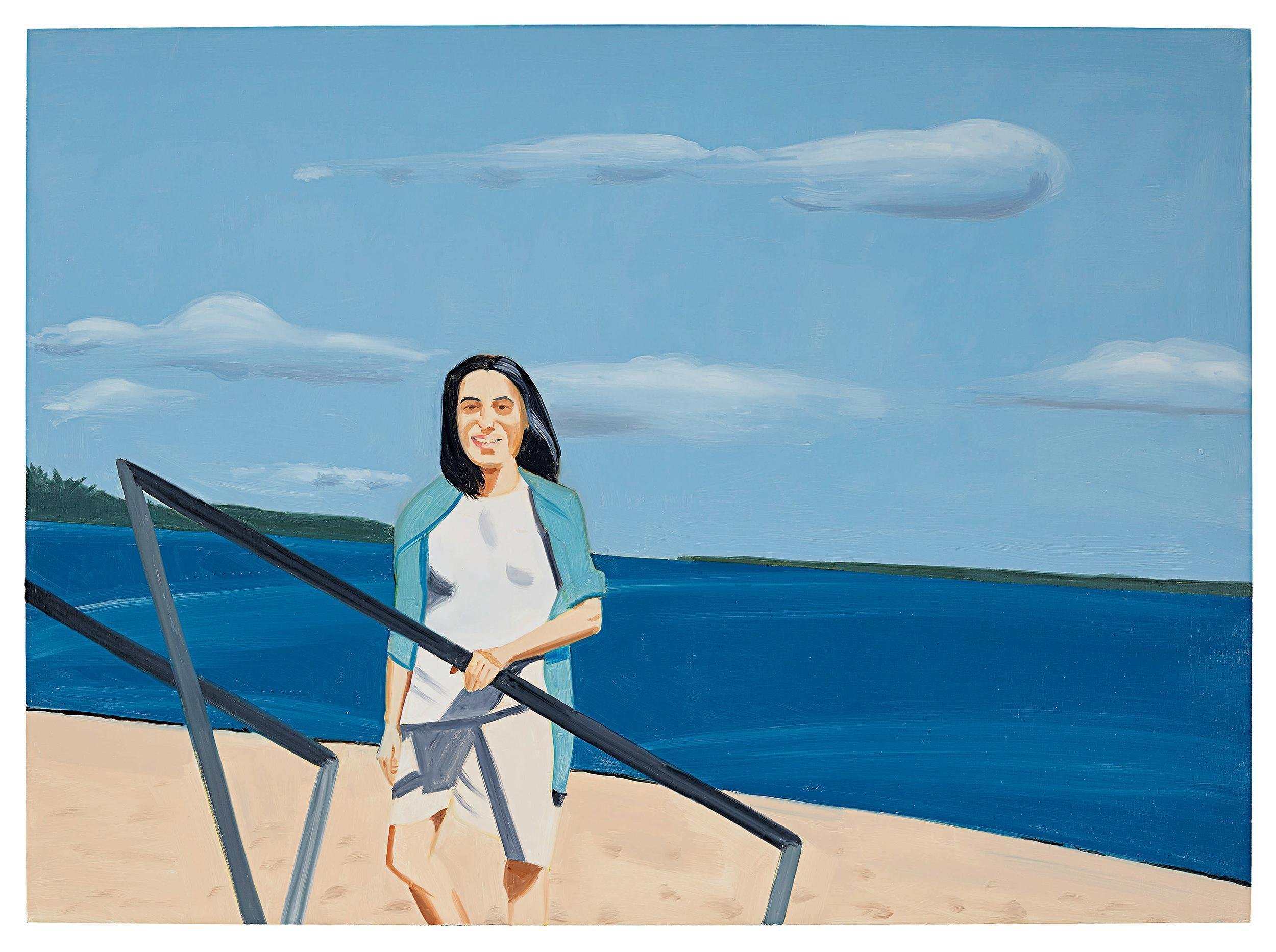 ALEX KATZ Ascension, 2002 Oil on linen 167,6 x 228,6 cm | 66 x 90 in