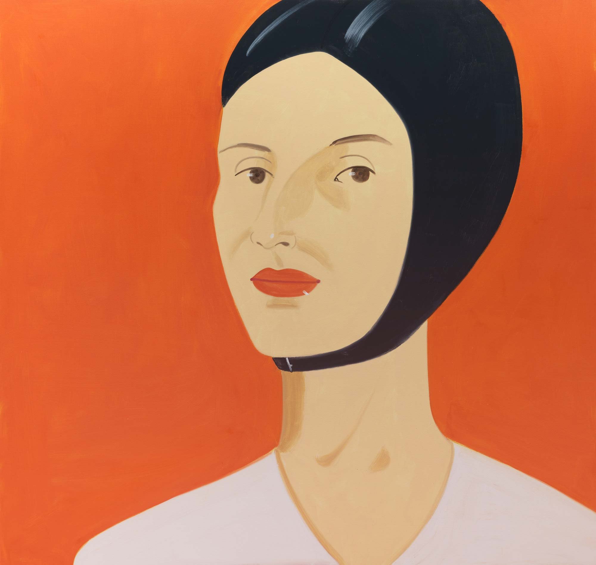 Alex Katz Bathing Cap (Ada), 2012 Silkscreen with thirty-five colors 42 3/4 × 45 in | 108.6 × 114.3 cm