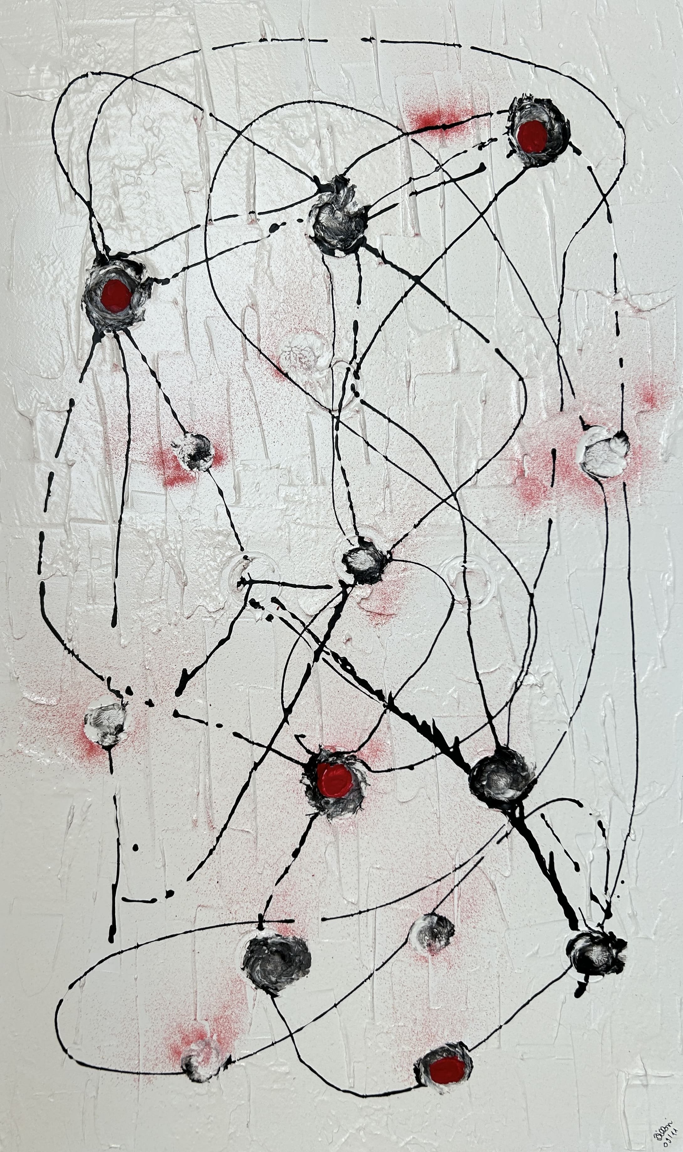 Net 2, 2011 Acryl on canvas 120x60
