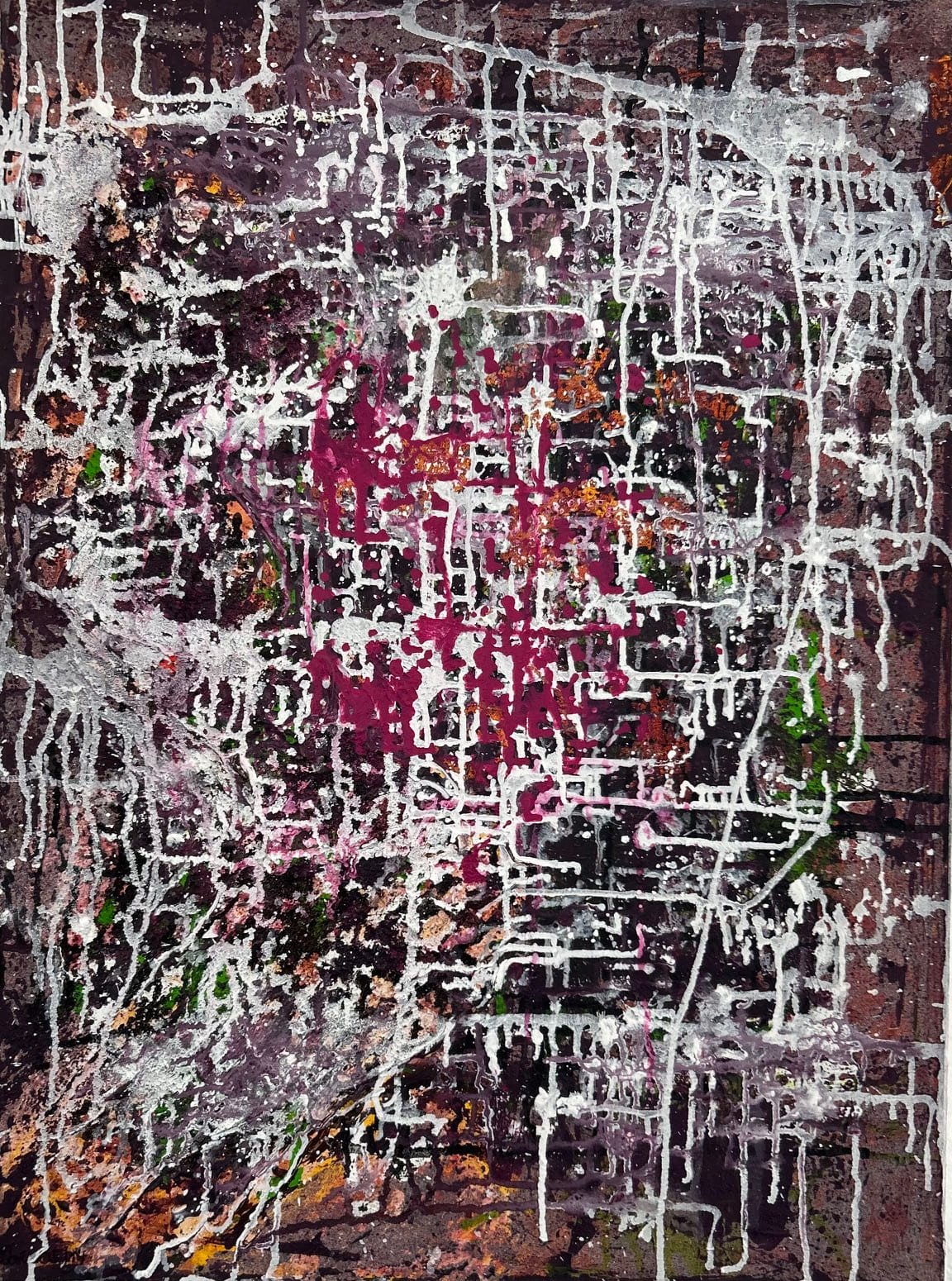 Power of a woman 2016, Mixed Media on canvas 80x60