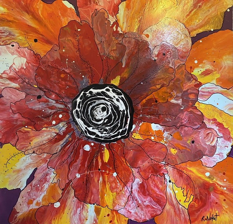 Diva 2020 Acrylic on canvas 60.96 x 60.96 cmu