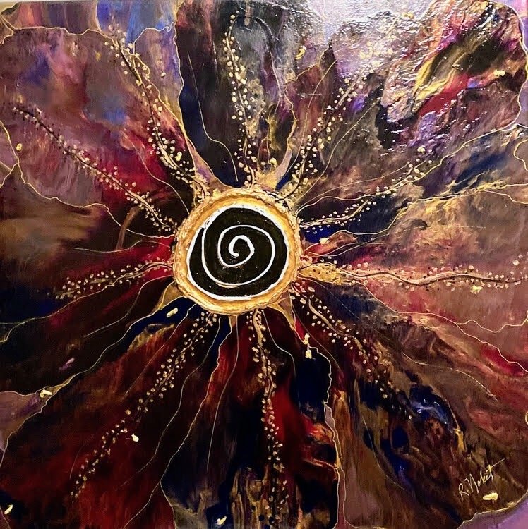 Mysteriosa 2020 Acrylic on canvas 60.96 x 60.96 cm