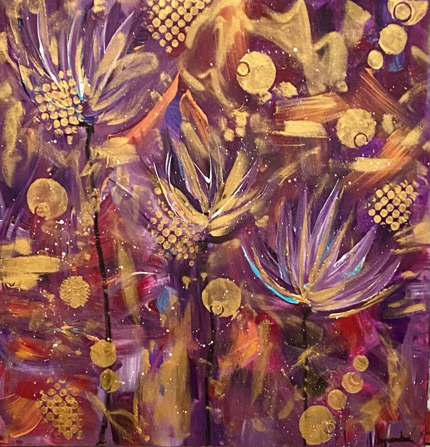 Samba 2024 Acrylic on canvas 60.96 x 60.96 cm