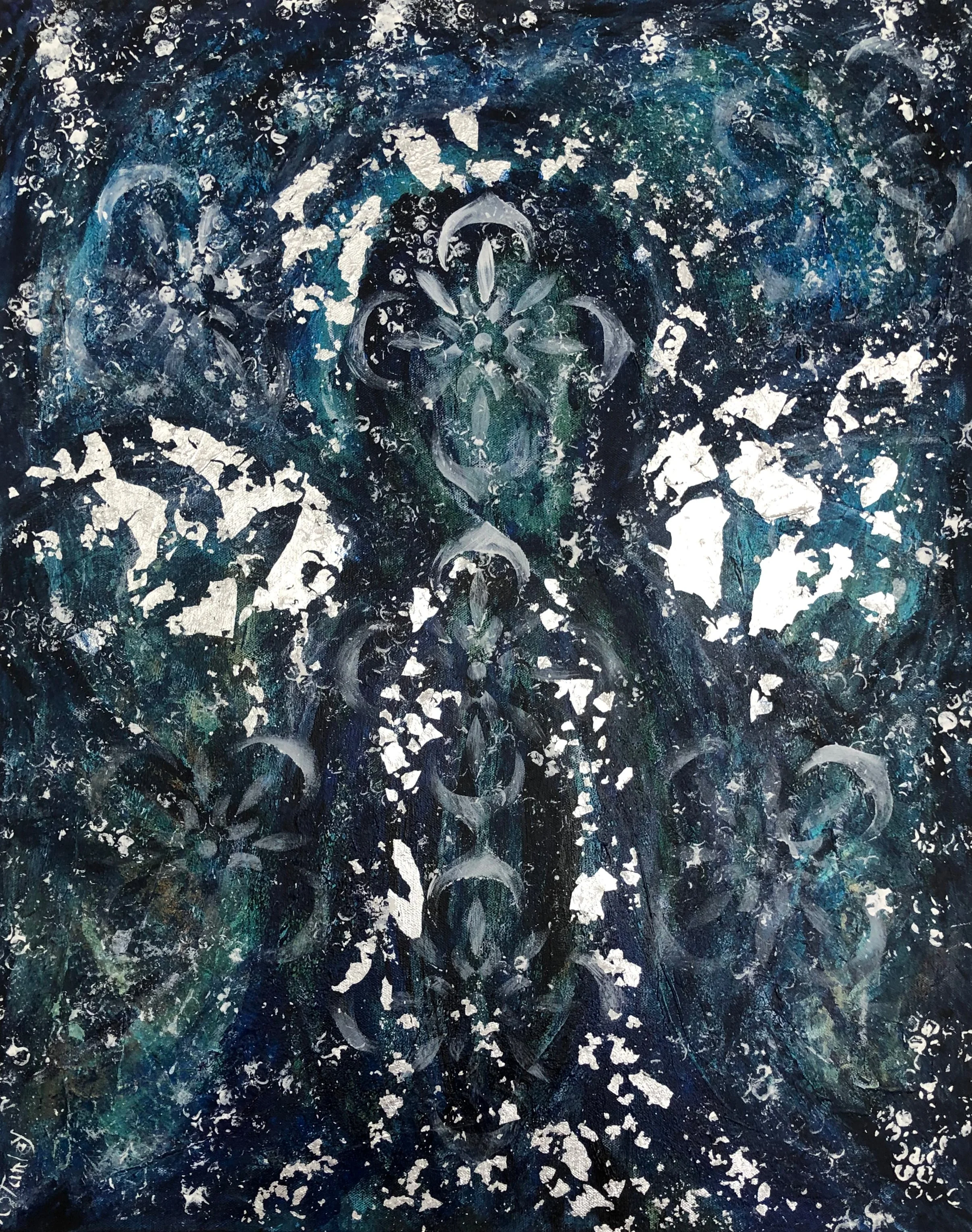 Archangel, 2019. Acrylic on canvas, 61 x 76 cm.
